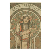 Bosnien och Hercegovina av Alphonse Mucha (1900)