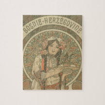 Bosnien och Hercegovina av Alphonse Mucha (1900)