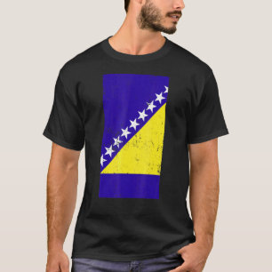 Bosnien och Hercegovina Balkan Sarajevo Distress T Shirt
