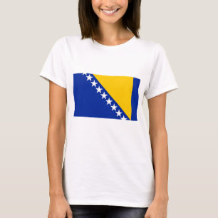 Bosnien och Hercegovina Flagga All‑Over Print T Shirt