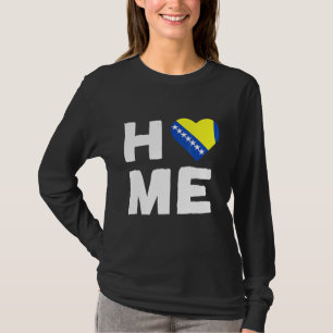 Bosnien och Hercegovina Flagga Balkans bosnier 2 T Shirt