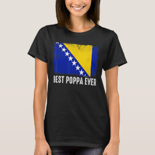 Bosnien och Hercegovina, Flagga Best Poppa nånsin- T Shirt