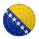 Bosnien och Hercegovina-Flagga Darttavla (Framsidan)