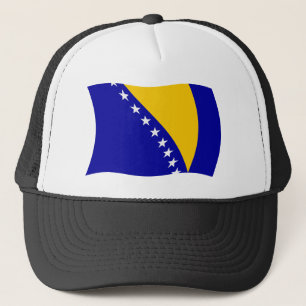 Bosnien och Hercegovina Flagga Hatt Keps