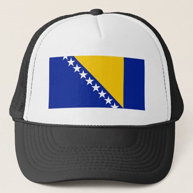Bosnien och Hercegovina-Flagga Keps (Framsida)