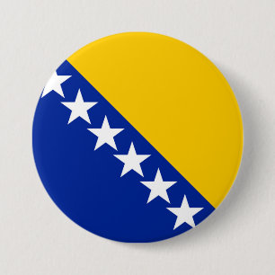 Bosnien och Hercegovina-Flagga Knapp