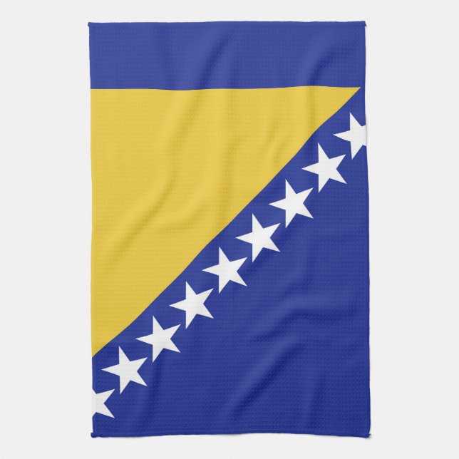 Bosnien och Hercegovina-flagga Kökshandduk (Vertikal)