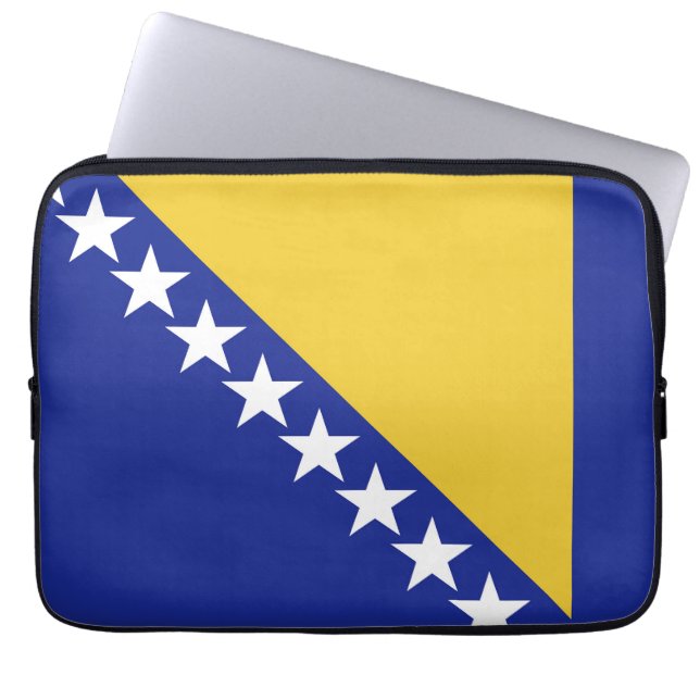 Bosnien och Hercegovina-flagga Laptop Fodral (Framsidan)