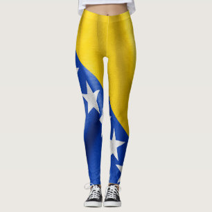 Bosnien och Hercegovina-Flagga Leggings