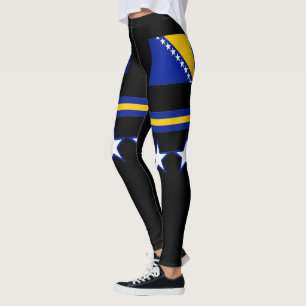Bosnien och Hercegovina flagga Leggings