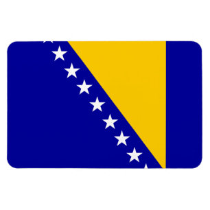 Bosnien och Hercegovina Flagga Magnet