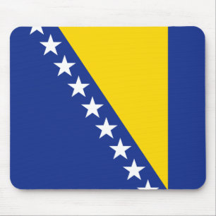 Bosnien och Hercegovina Flagga Mousepad Musmatta