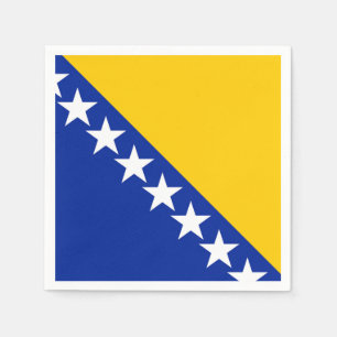 Bosnien och Hercegovina-Flagga Pappersservett