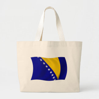 Bosnien och Hercegovina Flagga Shoppingväska Jumbo Tygkasse
