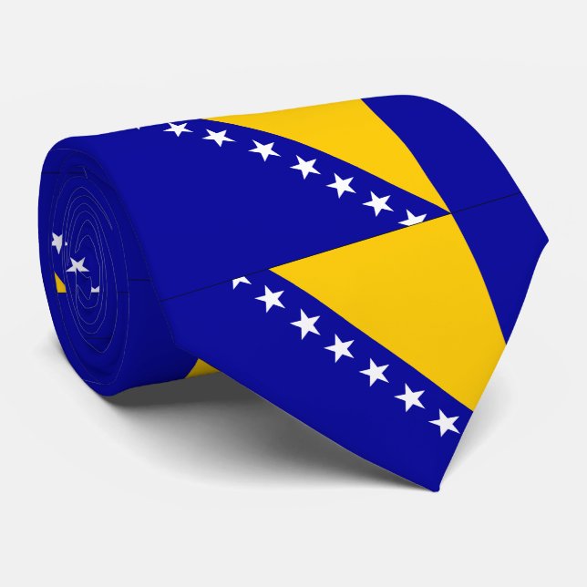 Bosnien och Hercegovina flagga Slips (Rullad)