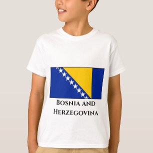 Bosnien och Hercegovina-Flagga T Shirt