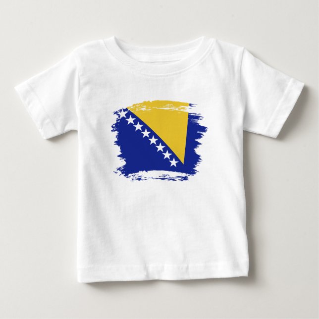 Bosnien och Hercegovina-flagga T Shirt (Framsida)