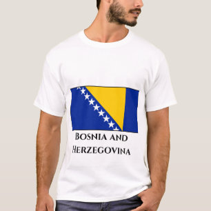 Bosnien och Hercegovina-Flagga T Shirt