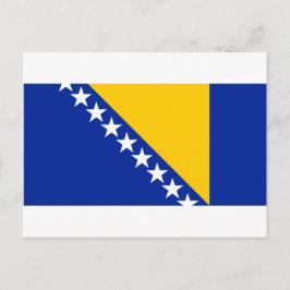 Bosnien och Hercegovina-Flagga Vykort