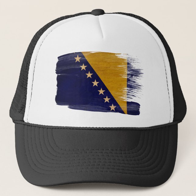 Bosnien och Hercegovina flaggatruckerkeps Truckerkeps (Framsida)