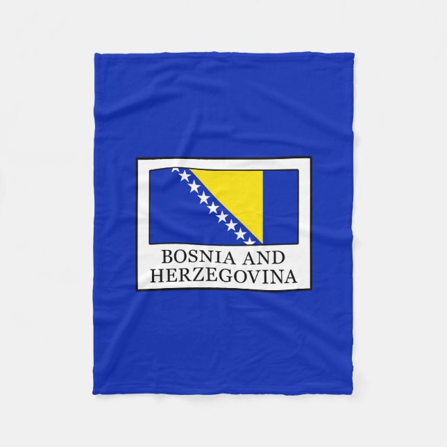 Bosnien och Hercegovina Fleecefilt (Framsidan)