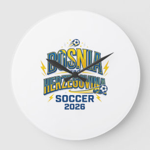Bosnien och Hercegovina Fotboll 2026 Fotboll Fet C Stor Klocka