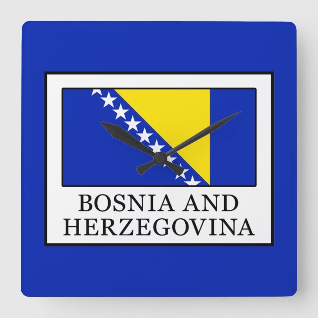 Bosnien och Hercegovina Fyrkantig Klocka (Framsida)