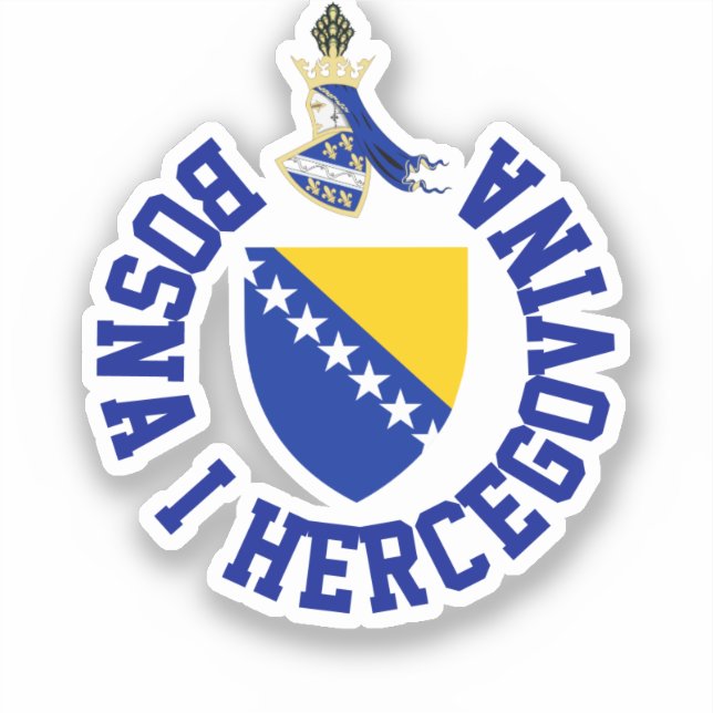 Bosnien och Hercegovina Klistermärken (Framsida)