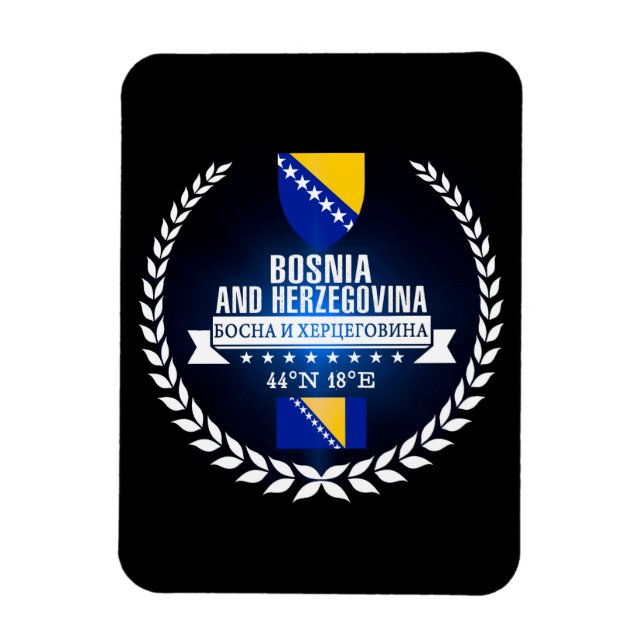 Bosnien och Hercegovina Magnet (Vertikal)