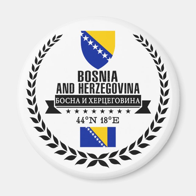 Bosnien och Hercegovina Magnet (Framsidan)