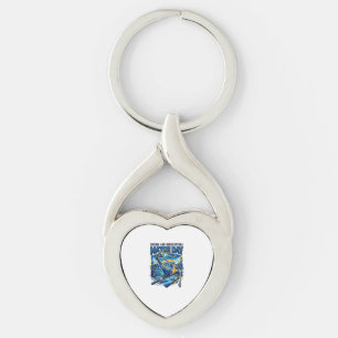 Bosnien och Hercegovina Matchdag Skelett Anfallare Twisted Heart Silverfärgad Nyckelring