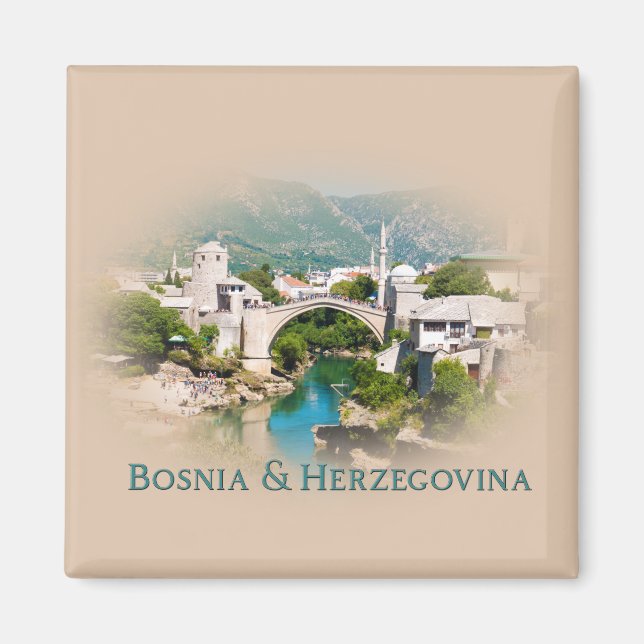 Bosnien och Hercegovina: Mostar Magnet (Framsidan)