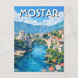 Bosnien och Hercegovina Mostar Resa Vykort