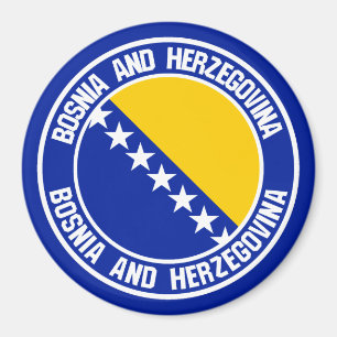 Bosnien och Hercegovina rundaEmblem Magnet