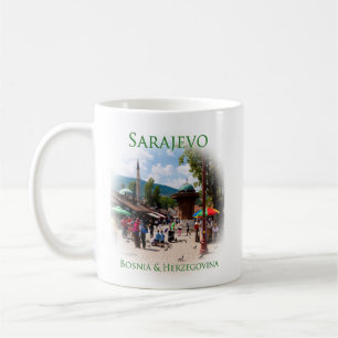 Bosnien och Hercegovina: Sarajevo och Mostar Kaffemugg