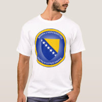 Bosnien och Hercegovina statsvapen cirkelform