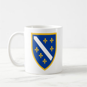 Bosnien och Hercegovina statsvapen Patriotisk mugg