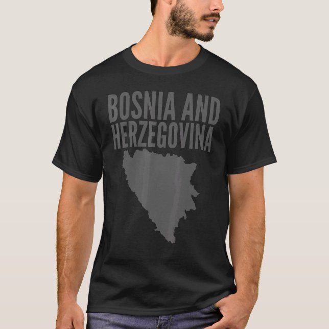 Bosnien och Hercegovina T Shirt (Framsida)