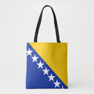 Bosnien och Hercegovinas flagga Tygkasse