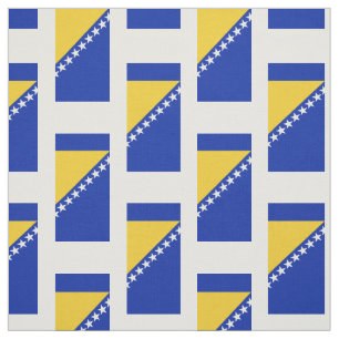 Bosnienflagga Tyg