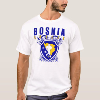 Bosnienfotboll skyddar t shirt