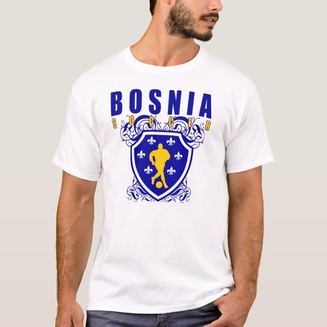 Bosnienfotboll skyddar tröja (Framsida)