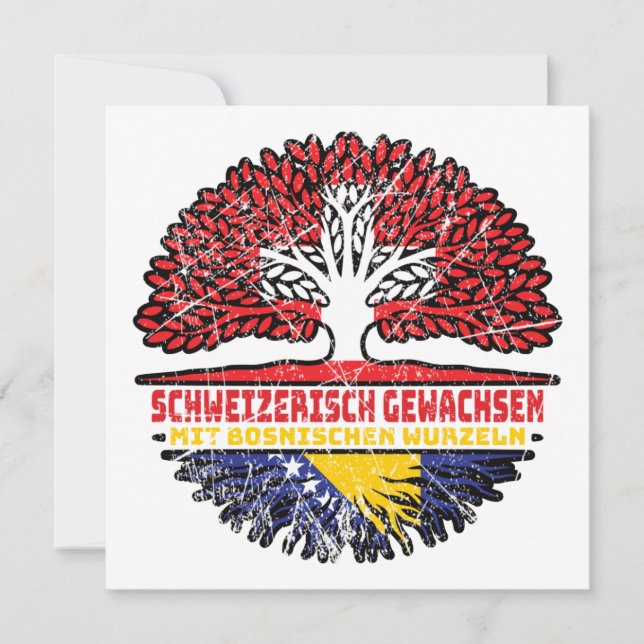 Bosnisch Schweizer Schweiz Baum Wurzel Kort (Framsida)