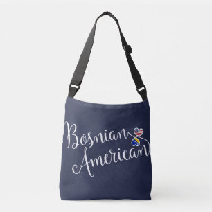 bosnisk-amerikansk hörnbock axelväska