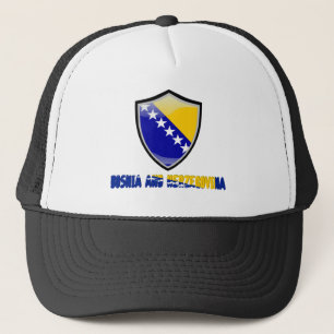 Bosnisk flagga truckerkeps