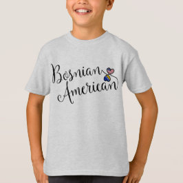 Bosniska amerikanska entwated Hearts Tee