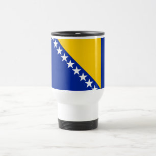 Bosniska flaggan för patriotiska Bosnien och Herce Resemugg