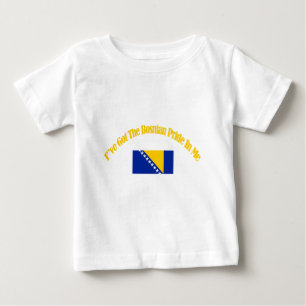bosniska patriotiska flaggadesigner tröja