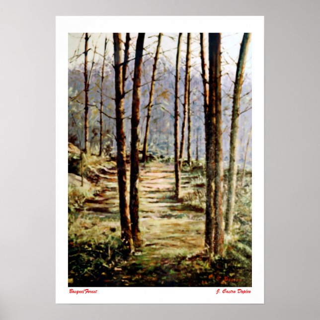 Bosque/Forest Poster (Framsidan)