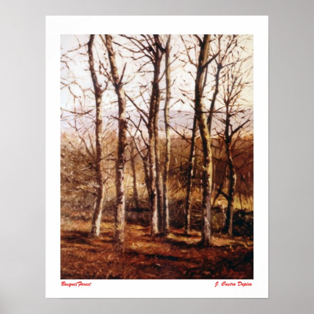 Bosque/Forest Poster (Framsidan)